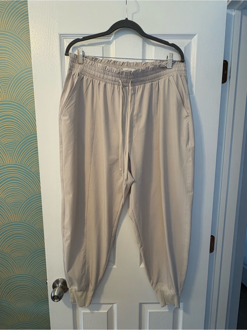 Abercrombie & Fitch Light Beige Women's Joggers